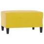 Yellow velvet 4-piece sofa set with cushions by , Sofas - Ref: Foro24-3201970, Price: 728,99 €, Discount: %