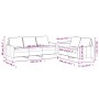 Zweiteilige Sofagarnitur aus dunkelgrünem Samt mit Kissen von , Sofas - Ref: Foro24-3201518, Preis: 504,34 €, Rabatt: %