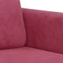 Sofa set with cushions 2 pieces red velvet by , Sofas - Ref: Foro24-3201998, Price: 483,43 €, Discount: %