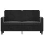 2-seater black velvet sofa 120 cm by , Sofas - Ref: Foro24-359437, Price: 214,84 €, Discount: %