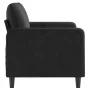 2-seater black velvet sofa 120 cm by , Sofas - Ref: Foro24-359437, Price: 214,84 €, Discount: %
