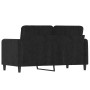 2-Sitzer-Sofa aus schwarzem Samt, 120 cm von , Sofas - Ref: Foro24-359437, Preis: 229,31 €, Rabatt: %