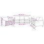 Sofagarnitur mit Kissen 3-teilig aus dunkelgrauem Stoff von , Sofas - Ref: Foro24-3202055, Preis: 618,99 €, Rabatt: %