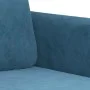 2-piece blue velvet sofa set with cushions by , Sofas - Ref: Foro24-3202043, Price: 579,72 €, Discount: %