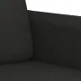 Sofa set with cushions 3 pieces black fabric by , Sofas - Ref: Foro24-3202074, Price: 753,90 €, Discount: %