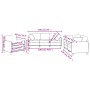 3-teilige Sofagarnitur aus schwarzem Stoff mit Kissen von , Sofas - Ref: Foro24-3202074, Preis: 768,94 €, Rabatt: %