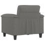 Sillón de tela microfibra gris oscuro 60 cm de , Sofás - Ref: Foro24-359551, Precio: 167,16 €, Descuento: %