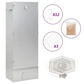 BBQ-Räucherofen mit Kaltrauchgenerator aus verzinktem Stahl von , Grillen - Ref: Foro24-3200756, Preis: 235,84 €, Rabatt: %