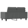 2-seater sofa in dark gray fabric 120 cm by , Sofas - Ref: Foro24-359384, Price: 244,25 €, Discount: %