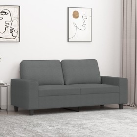 2-Sitzer-Sofa aus dunkelgrauem Stoff, 140 cm von , Sofas - Ref: Foro24-359392, Preis: 294,70 €, Rabatt: %