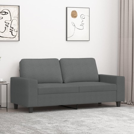 2-Sitzer-Sofa aus dunkelgrauem Stoff, 140 cm von , Sofas - Ref: Foro24-359392, Preis: 294,70 €, Rabatt: %