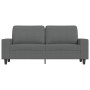2-seater sofa in dark gray fabric 140 cm by , Sofas - Ref: Foro24-359392, Price: 294,70 €, Discount: %
