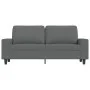 2-seater sofa in dark gray fabric 140 cm by , Sofas - Ref: Foro24-359392, Price: 274,40 €, Discount: %