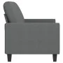 2-seater sofa in dark gray fabric 140 cm by , Sofas - Ref: Foro24-359392, Price: 274,40 €, Discount: %