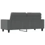 2-seater sofa in dark gray fabric 140 cm by , Sofas - Ref: Foro24-359392, Price: 274,40 €, Discount: %