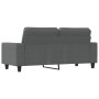 2-Sitzer-Sofa aus dunkelgrauem Stoff, 140 cm von , Sofas - Ref: Foro24-359392, Preis: 294,70 €, Rabatt: %