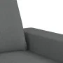 2-seater sofa in dark gray fabric 140 cm by , Sofas - Ref: Foro24-359392, Price: 274,40 €, Discount: %