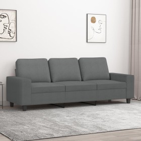3-seater sofa in dark gray fabric 180 cm by , Sofas - Ref: Foro24-359400, Price: 278,42 €, Discount: %