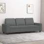 3-seater sofa in dark gray fabric 180 cm by , Sofas - Ref: Foro24-359400, Price: 278,42 €, Discount: %