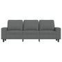3-seater sofa in dark gray fabric 180 cm by , Sofas - Ref: Foro24-359400, Price: 278,42 €, Discount: %