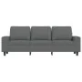 3-seater sofa in dark gray fabric 180 cm by , Sofas - Ref: Foro24-359400, Price: 274,42 €, Discount: %