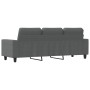 3-seater sofa in dark gray fabric 180 cm by , Sofas - Ref: Foro24-359400, Price: 278,42 €, Discount: %