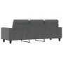 3-seater sofa in dark gray fabric 180 cm by , Sofas - Ref: Foro24-359400, Price: 274,42 €, Discount: %