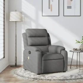 Dark Gray Fabric Reclining Massage Chair by , Armchairs - Ref: Foro24-373475, Price: 260,78 €, Discount: %