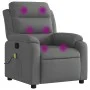 Sillón de masaje reclinable de tela gris oscuro de , Sillones - Ref: Foro24-373475, Precio: 260,76 €, Descuento: %