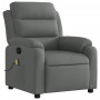 Sillón de masaje reclinable de tela gris oscuro de , Sillones - Ref: Foro24-373475, Precio: 265,63 €