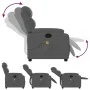 Sillón de masaje reclinable de tela gris oscuro de , Sillones - Ref: Foro24-373475, Precio: 260,76 €, Descuento: %