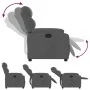 Dark Gray Fabric Recliner by , Armchairs - Ref: Foro24-373463, Price: 198,56 €, Discount: %