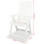 Verstellbare Gartenstühle 2 Einheiten weißer Kunststoff von vidaXL, Gartenstühle - Ref: Foro24-43895, Preis: 160,10 €, Rabatt: %
