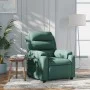 Sillón reclinable de tela verde oscuro de , Sillones - Ref: Foro24-373468, Precio: 243,16 €, Descuento: %