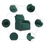 Sillón reclinable de tela verde oscuro de , Sillones - Ref: Foro24-373468, Precio: 243,16 €, Descuento: %