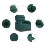 Sillón reclinable de tela verde oscuro de , Sillones - Ref: Foro24-373468, Precio: 247,77 €, Descuento: %