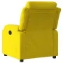 Sillón reclinable terciopelo amarillo de , Sillones - Ref: Foro24-373507, Precio: 219,75 €, Descuento: %