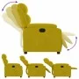Sillón reclinable terciopelo amarillo de , Sillones - Ref: Foro24-373507, Precio: 219,75 €, Descuento: %