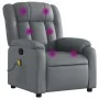Liegender Massagesessel aus grauem Kunstleder von , Sessel - Ref: Foro24-373570, Preis: 218,59 €, Rabatt: %
