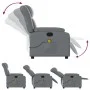 Liegender Massagesessel aus grauem Kunstleder von , Sessel - Ref: Foro24-373570, Preis: 218,59 €, Rabatt: %