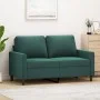 Dark green velvet 2-seater sofa 120 cm by , Sofas - Ref: Foro24-359191, Price: 231,88 €, Discount: %