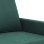 Dark green velvet 2-seater sofa 120 cm by , Sofas - Ref: Foro24-359191, Price: 231,88 €, Discount: %