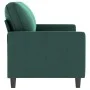 Dark green velvet 2-seater sofa 140 cm by , Sofas - Ref: Foro24-359201, Price: 253,97 €, Discount: %