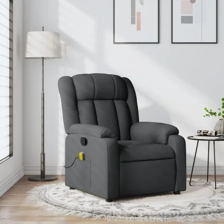 Dark Gray Fabric Reclining Massage Chair by , Armchairs - Ref: Foro24-373587, Price: 220,11 €, Discount: %