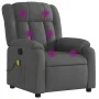 Dark Gray Fabric Reclining Massage Chair by , Armchairs - Ref: Foro24-373587, Price: 220,11 €, Discount: %