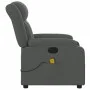 Dark Gray Fabric Reclining Massage Chair by , Armchairs - Ref: Foro24-373587, Price: 220,11 €, Discount: %