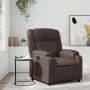 Sillón reclinable de cuero sintético marrón de , Sillones - Ref: Foro24-373524, Precio: 245,18 €, Descuento: %