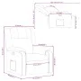 Roter Kunstledersessel von , Sessel - Ref: Foro24-373526, Preis: 249,49 €, Rabatt: %