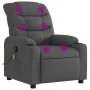 Dark Gray Fabric Reclining Massage Chair by , Armchairs - Ref: Foro24-374157, Price: 294,09 €, Discount: %
