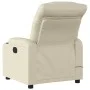 Cream Synthetic Leather Massage Recliner by , Armchairs - Ref: Foro24-374141, Price: 255,29 €, Discount: %